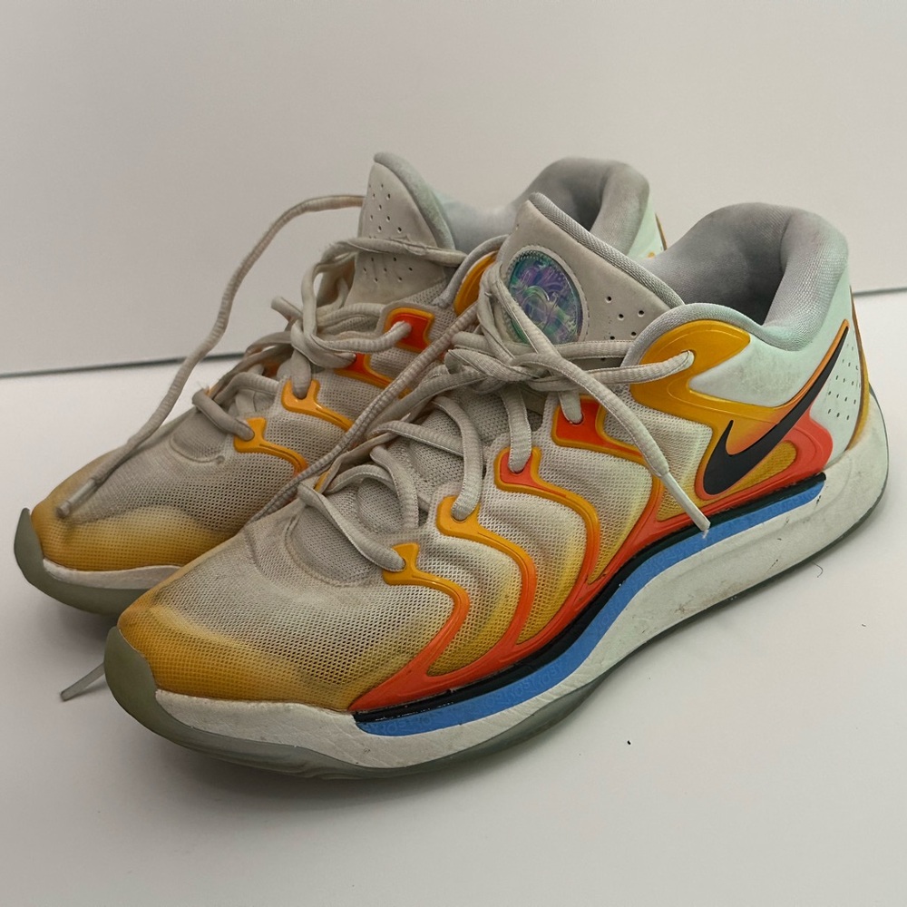 Nike‎ KD 17 'Sunrise' University Gold Basketball Shoes FJ9487-700